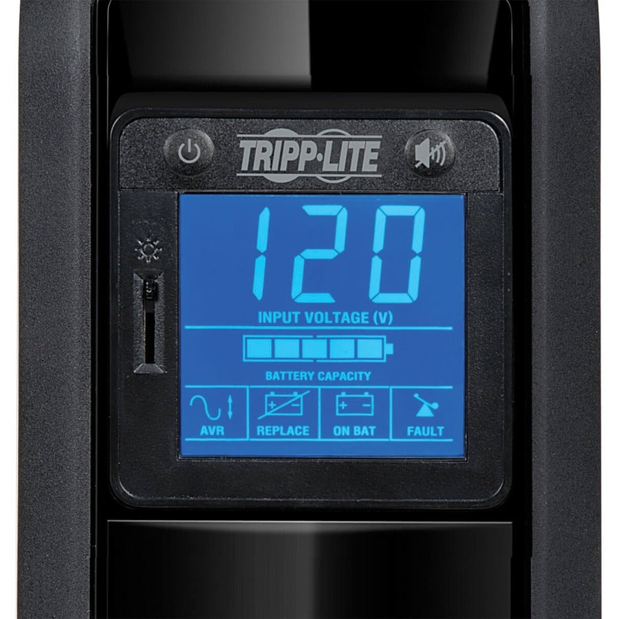 Alternate-Image2 Image for Eaton Tripp Lite Series OmniSmart LCD 120V 900VA 475W Line-Interactive UPS, Tower, LCD display, USB port