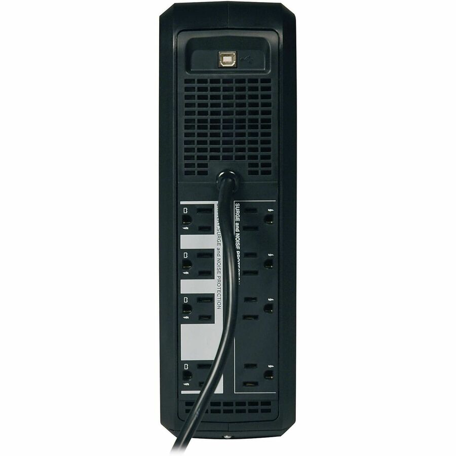 Rear Image for Eaton Tripp Lite Series OmniSmart LCD 120V 900VA 475W Line-Interactive UPS, Tower, LCD display, USB port