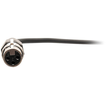 Alternate-Image1 Image for C2G 1.5ft / 18in 3-Pin XLR to TRS 1/8" 3.5mm AUX Audio Cable - M/F