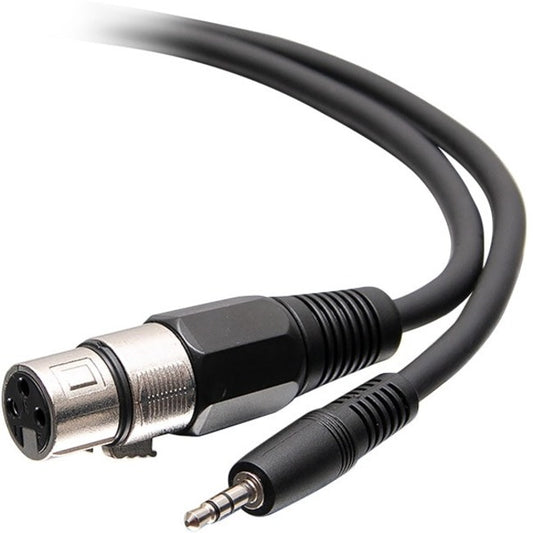 Main Image for C2G 1.5ft / 18in 3-Pin XLR to TRS 1/8" 3.5mm AUX Audio Cable - M/F