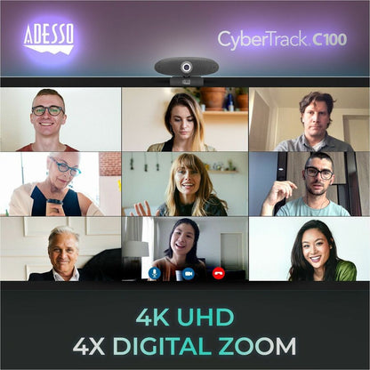 Alternate-Image4 Image for Adesso CyberTrack C100 Webcam - 8 Megapixel - 30 fps - USB 2.0
