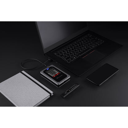 Life-Style Image for DataLocker DL4 FE 2 TB Portable Solid State Drive - External - TAA Compliant