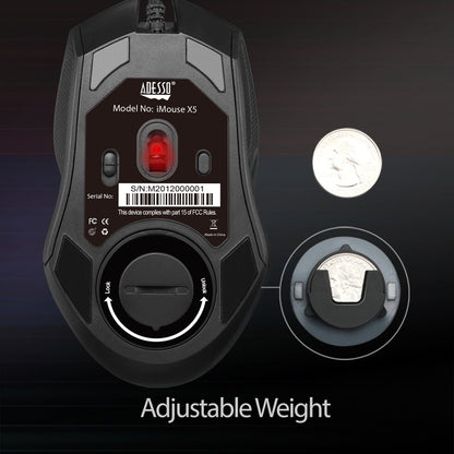 Alternate-Image7 Image for iMouse X5 - 6400 DPI, RGB illuminated Gaming Mouse