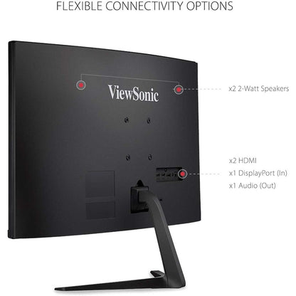 Alternate-Image9 Image for ViewSonic OMNI VX2718-2KPC-MHD 27 Inch Curved 1440p 1ms 165Hz Gaming Monitor with Adaptive Sync, Eye Care, HDMI and Display Port