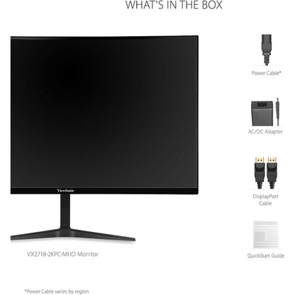 Alternate-Image10 Image for ViewSonic OMNI VX2718-2KPC-MHD 27 Inch Curved 1440p 1ms 165Hz Gaming Monitor with Adaptive Sync, Eye Care, HDMI and Display Port