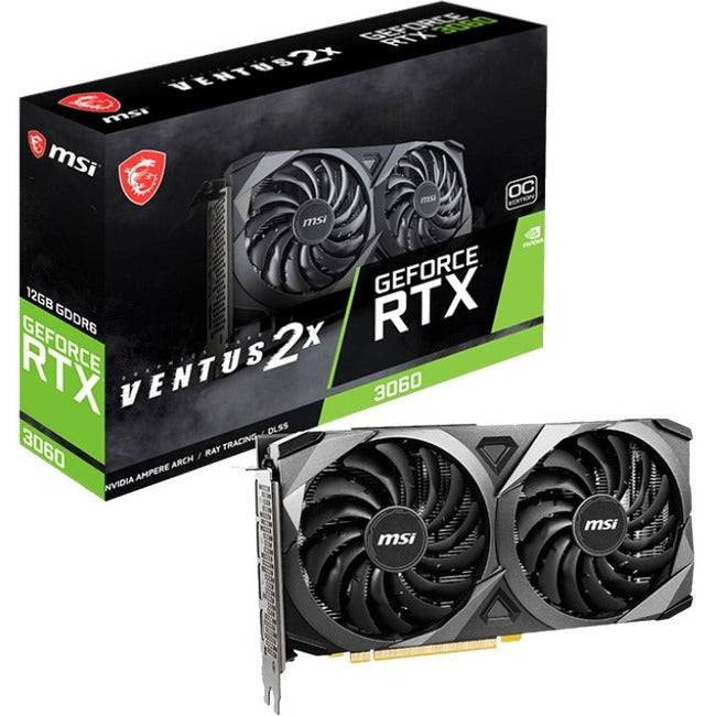 Main Image for MSI NVIDIA GeForce RTX 3060 Graphic Card - 12 GB GDDR6