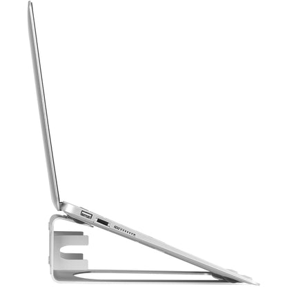 Alternate-Image1 Image for StarTech Laptop Stand - 2-in-1 Ergonomic Laptop Riser Stand or Vertical Stand for Desk - For Ultrabooks / MacBook Pro/Air - Aluminum