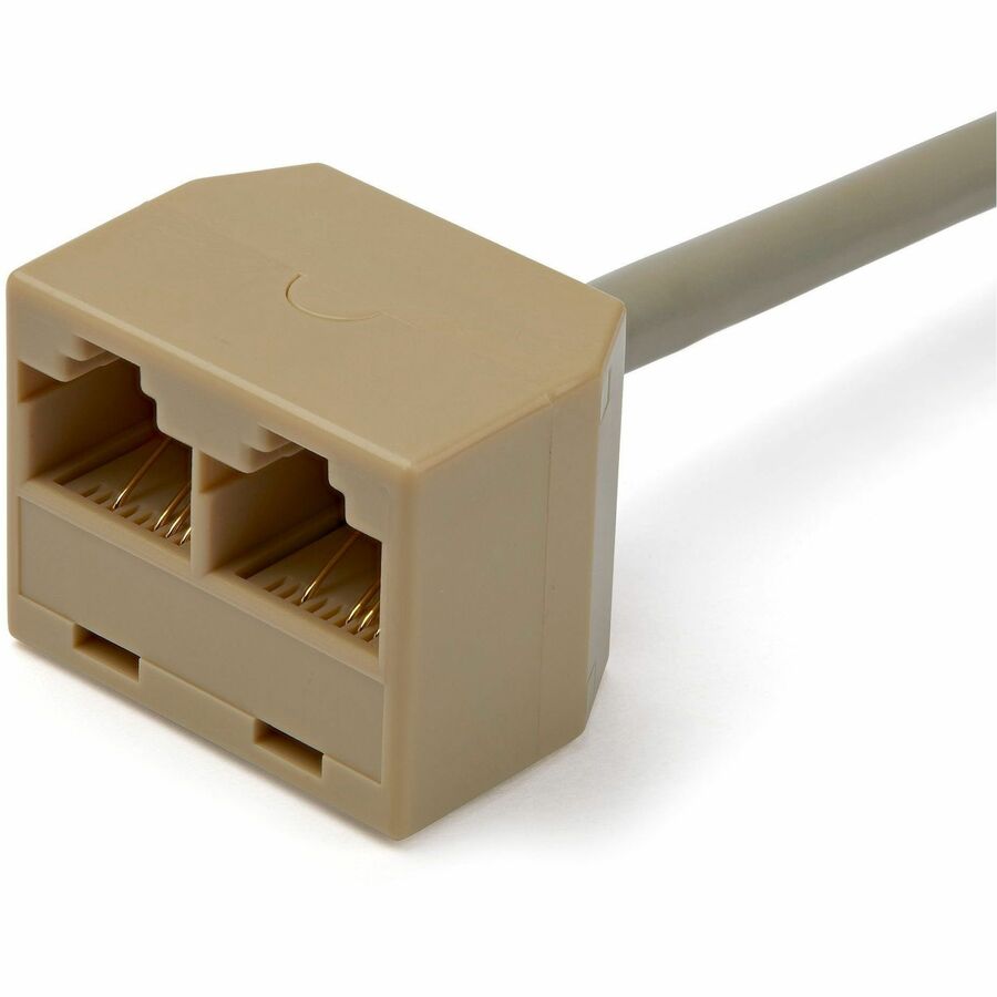 Alternate-Image5 Image for StarTech.com 2-to-1 RJ45 Splitter Cable Adapter - Network splitter - RJ-45 (M) - RJ-45 (F)