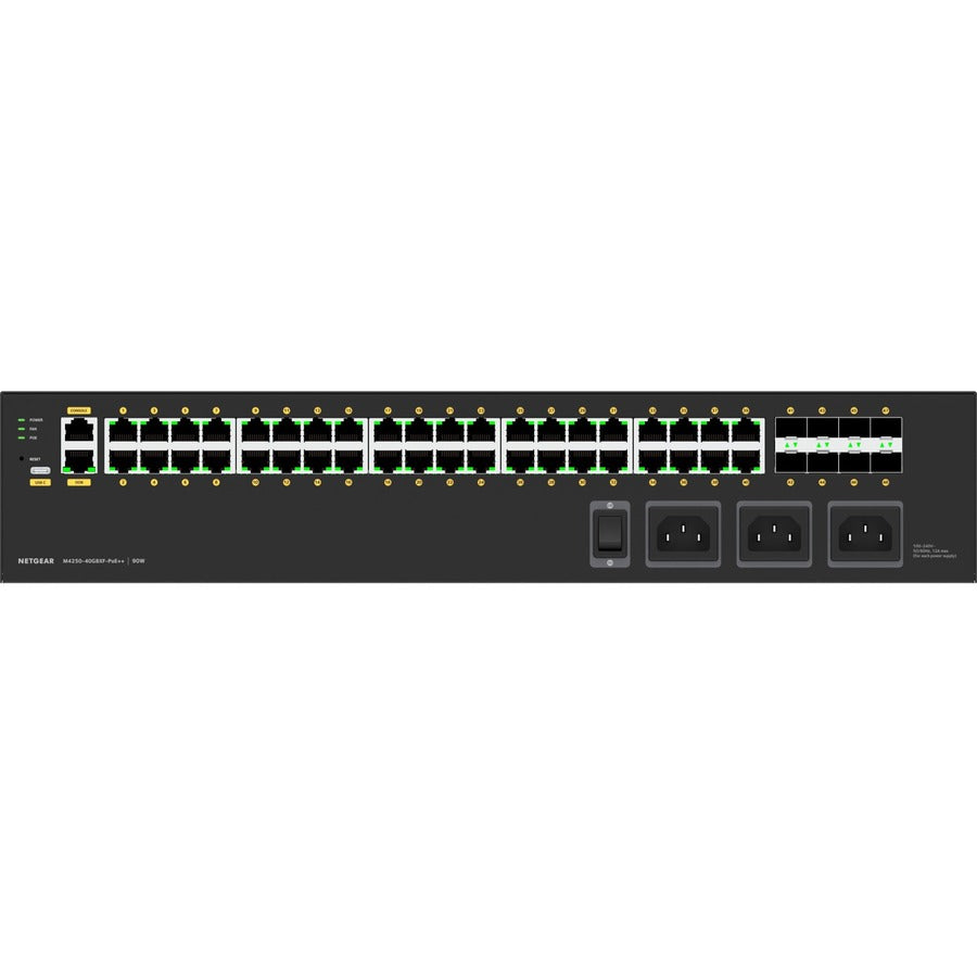 Alternate-Image1 Image for Netgear M4250-40G8XF-PoE++ AV Line Managed Switch