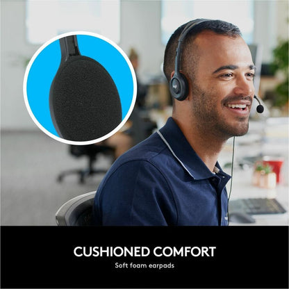 Alternate-Image2 Image for Logitech H111 Stereo Headset with 3.5 mm Audio Jack for EDU