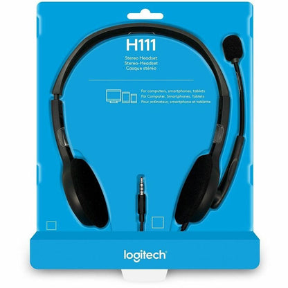 Alternate-Image5 Image for Logitech H111 Stereo Headset with 3.5 mm Audio Jack for EDU