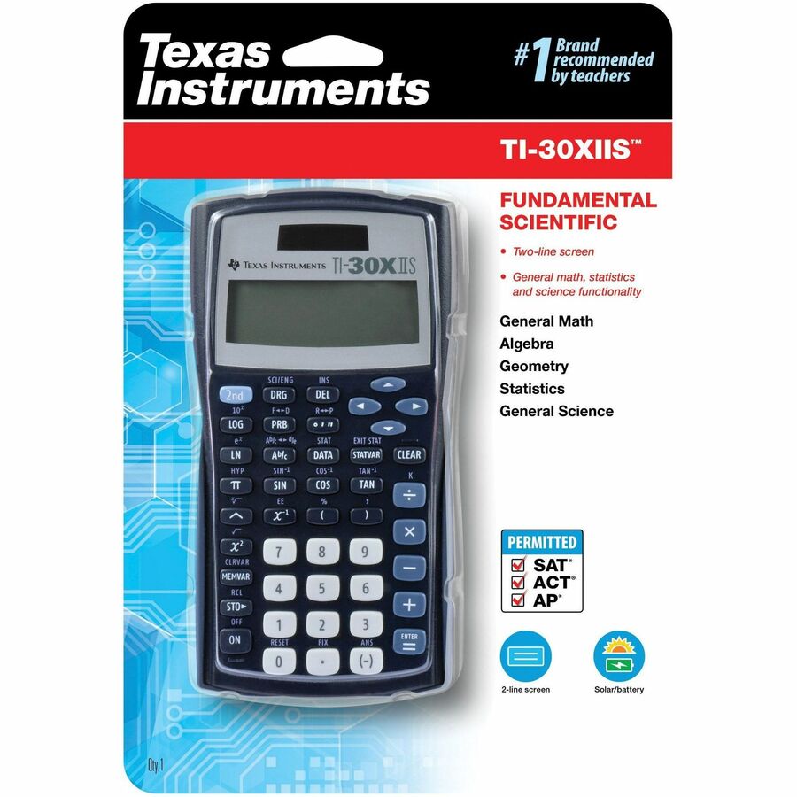 Alternate-Image3 Image for Texas Instruments TI-30XIIS Scientific Calculator