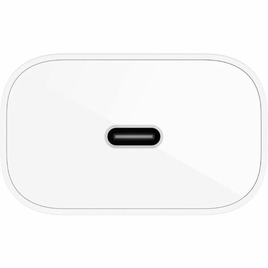 Alternate-Image4 Image for Belkin 25W Portable USB-C Wall Charger - 1xUSB-C - Fast Charging - Power Adapter - White