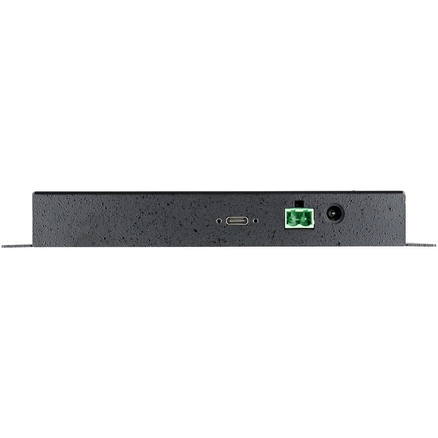 Alternate-Image3 Image for StarTech 4 Port USB C Hub 10Gbps, Metal Industrial USB 3.2 Gen 2 Type-C Hub, 3A/1C, USB-C or USB-A Host, Mountable, ESD/Surge, TAA