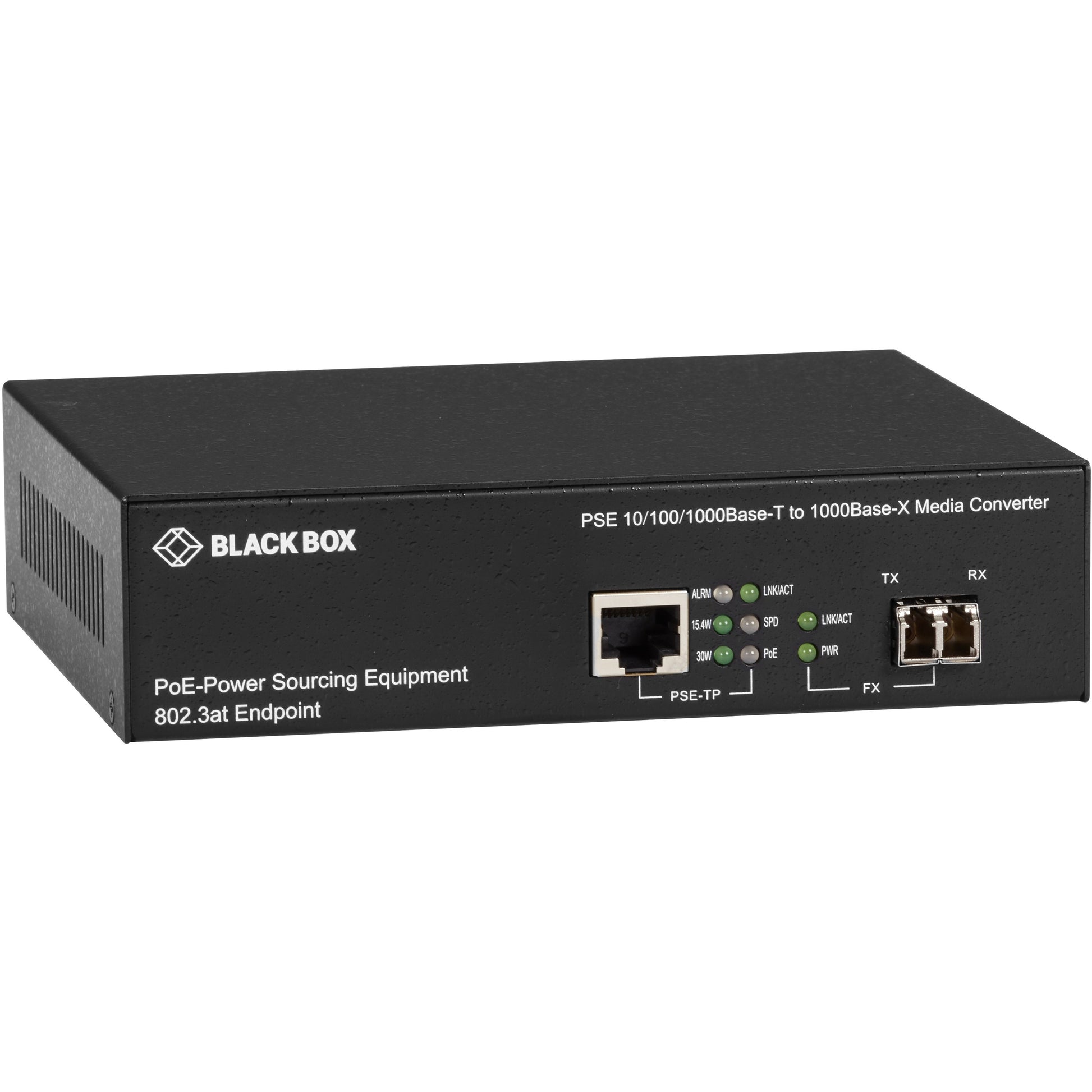 Main Image for Black Box 10/100/1000B-T PoE PSE To 1000B-X Media Converter
