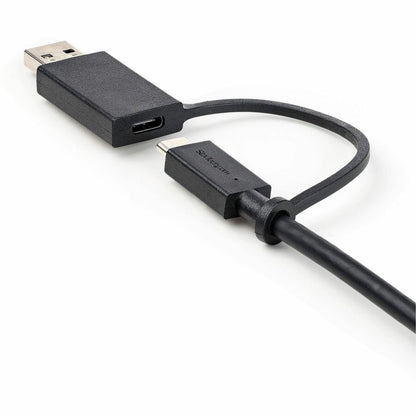 Alternate-Image5 Image for StarTech.com 3ft/1m USB-C Cable with USB-A Adapter Dongle, USB-C to C (10Gbps/PD), USB-A to C (5Gbps), 2-in-1 USB C Cable for Hybrid Dock
