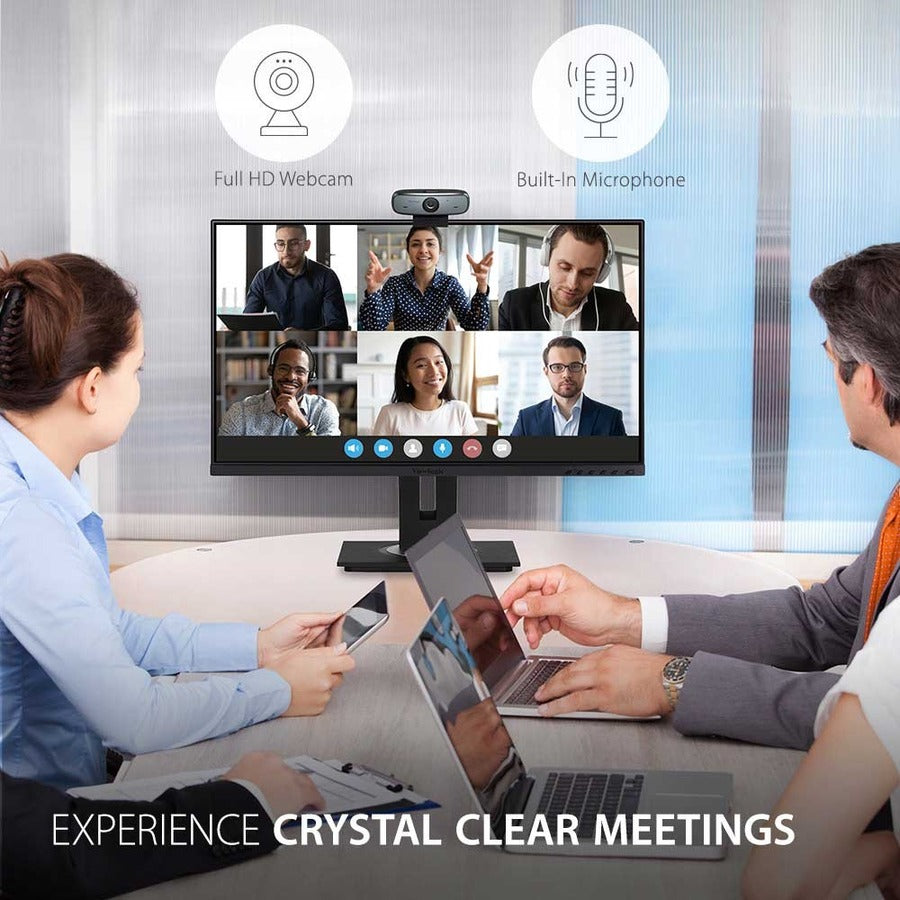 Alternate-Image1 Image for ViewSonic VB-CAM-002 Video Conferencing Camera - 30 fps - Black, Silver - Micro USB