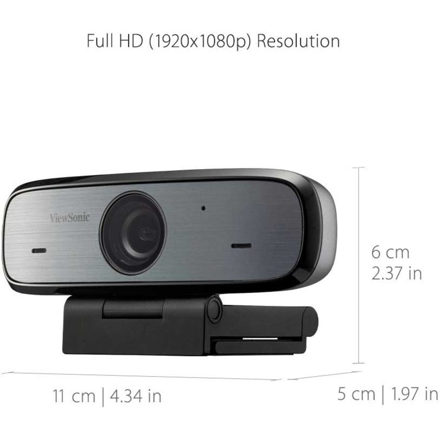 Alternate-Image9 Image for ViewSonic VB-CAM-002 Video Conferencing Camera - 30 fps - Black, Silver - Micro USB