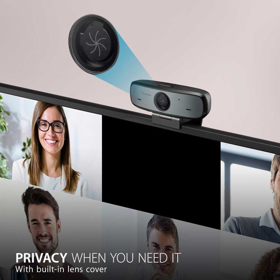 Alternate-Image2 Image for ViewSonic VB-CAM-002 Video Conferencing Camera - 30 fps - Black, Silver - Micro USB