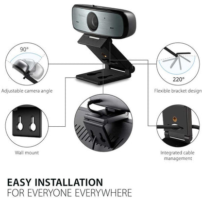 Alternate-Image8 Image for ViewSonic VB-CAM-002 Video Conferencing Camera - 30 fps - Black, Silver - Micro USB