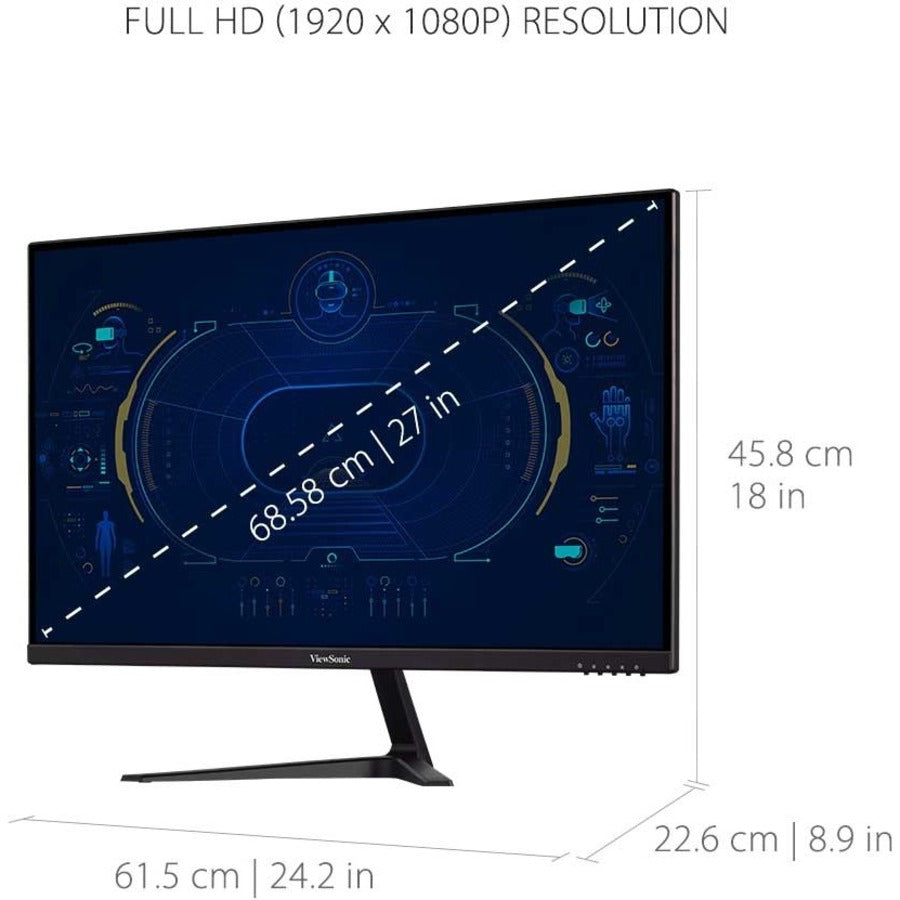 Alternate-Image6 Image for ViewSonic VX2718-P-MHD 27" OMNI 1080p 1ms 165Hz Gaming Monitor with Adaptive Sync