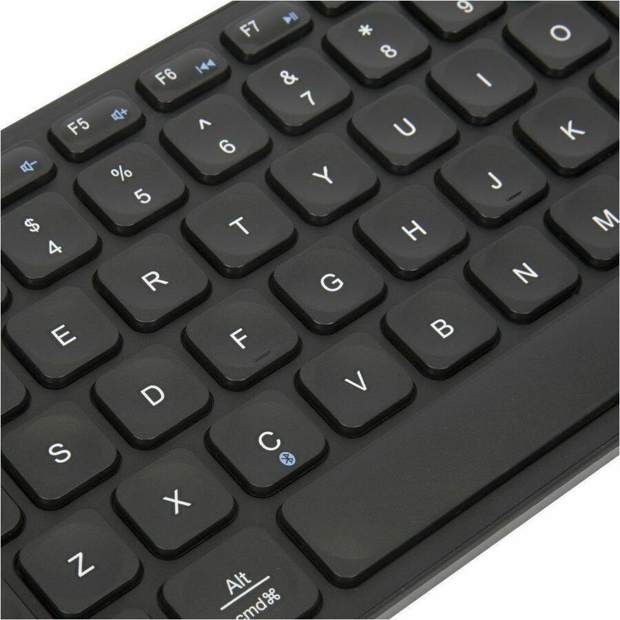 Alternate-Image1 Image for Targus Compact Multi-Device Bluetooth Antimicrobial Keyboard, Black