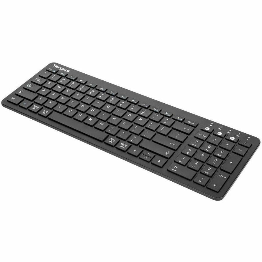 Alternate-Image1 Image for Targus Midsize Multi-Device Bluetooth Antimicrobial Keyboard, Black