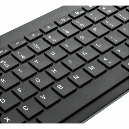 Alternate-Image2 Image for Targus Midsize Multi-Device Bluetooth Antimicrobial Keyboard, Black