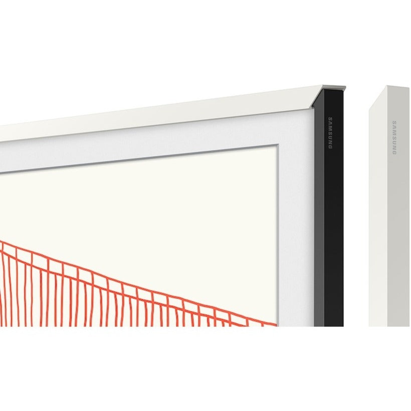 Alternate-Image6 Image for Samsung (2021) 50" The Frame Customizable Bezel - Modern White