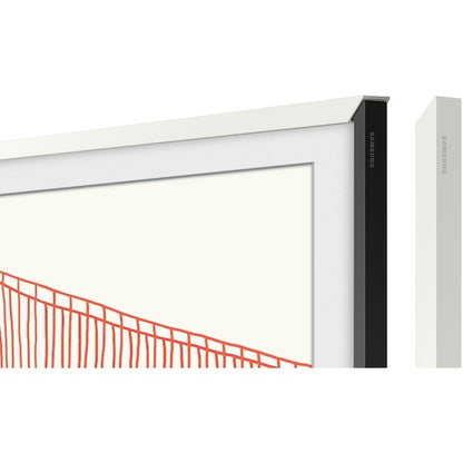 Alternate-Image6 Image for Samsung (2021) 50" The Frame Customizable Bezel - Modern White