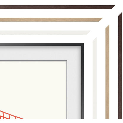 Alternate-Image2 Image for Samsung (2021) 50" The Frame Customizable Bezel - Modern White