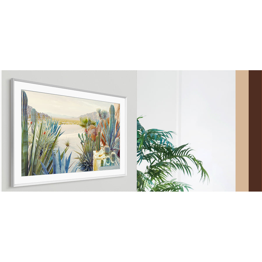 Life-Style Image for Samsung (2021) 55" The Frame Customizable Bezel - Modern White