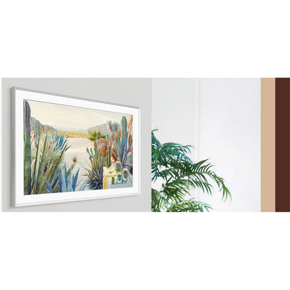 Life-Style Image for Samsung (2021) 55" The Frame Customizable Bezel - Modern White