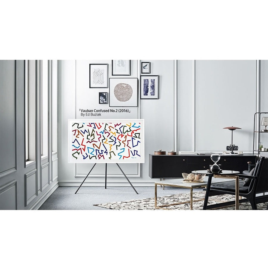 Alternate-Image7 Image for Samsung (2021) 55" The Frame Customizable Bezel - Modern White