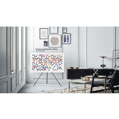 Alternate-Image7 Image for Samsung (2021) 55" The Frame Customizable Bezel - Modern White
