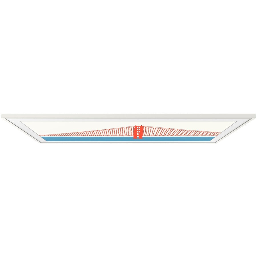 Top Image for Samsung (2021) 55" The Frame Customizable Bezel - Modern White
