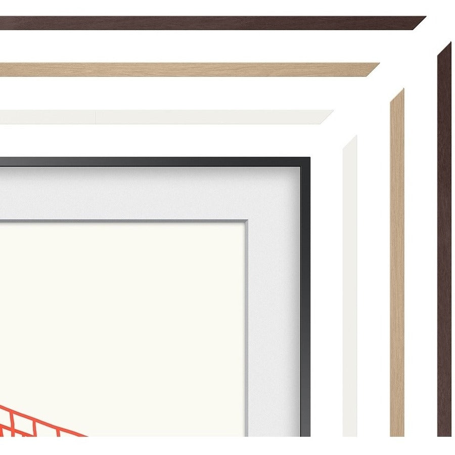 Alternate-Image4 Image for Samsung (2021) 65" The Frame Customizable Bezel - Modern Brown
