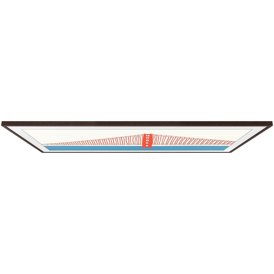 Top Image for Samsung (2021) 65" The Frame Customizable Bezel - Modern Brown