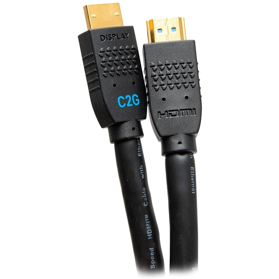 Alternate-Image2 Image for C2G 25ft Performance Series Ultra Flexible High Speed HDMI Cable w Ethernet - In-Wall CMG Rated - 4K 60Hz - M/M - Black