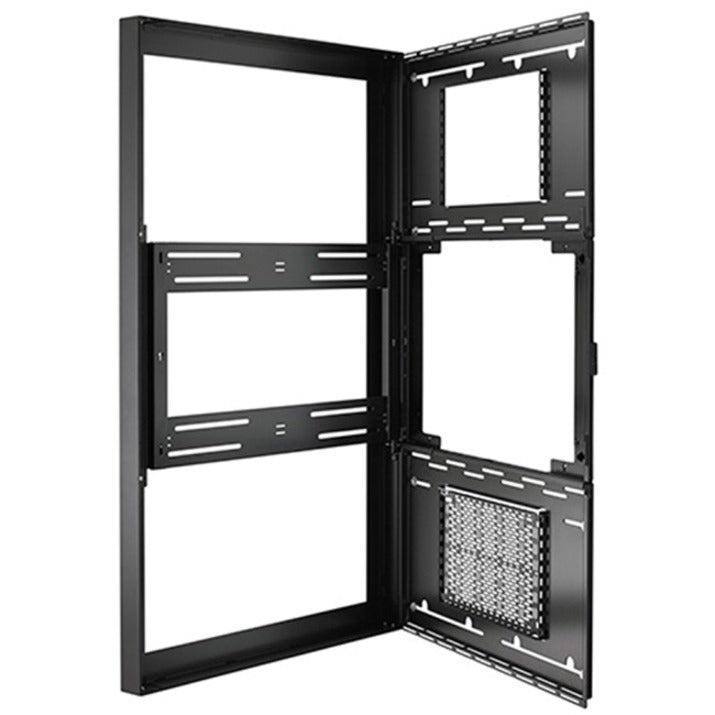 Alternate-Image4 Image for Chief Impact 65 Inch On-Wall Kiosk with Protective Glass - Portrait Orientation - Black