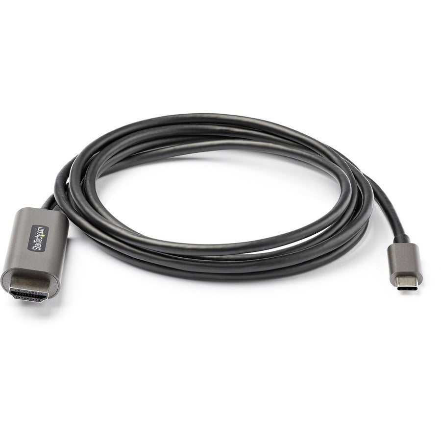 Alternate-Image2 Image for StarTech.com 6ft (2m) USB C to HDMI Cable 4K 60Hz with HDR10, Ultra HD USB Type-C to HDMI 2.0b Video Adapter Cable, DP 1.4 Alt Mode HBR3