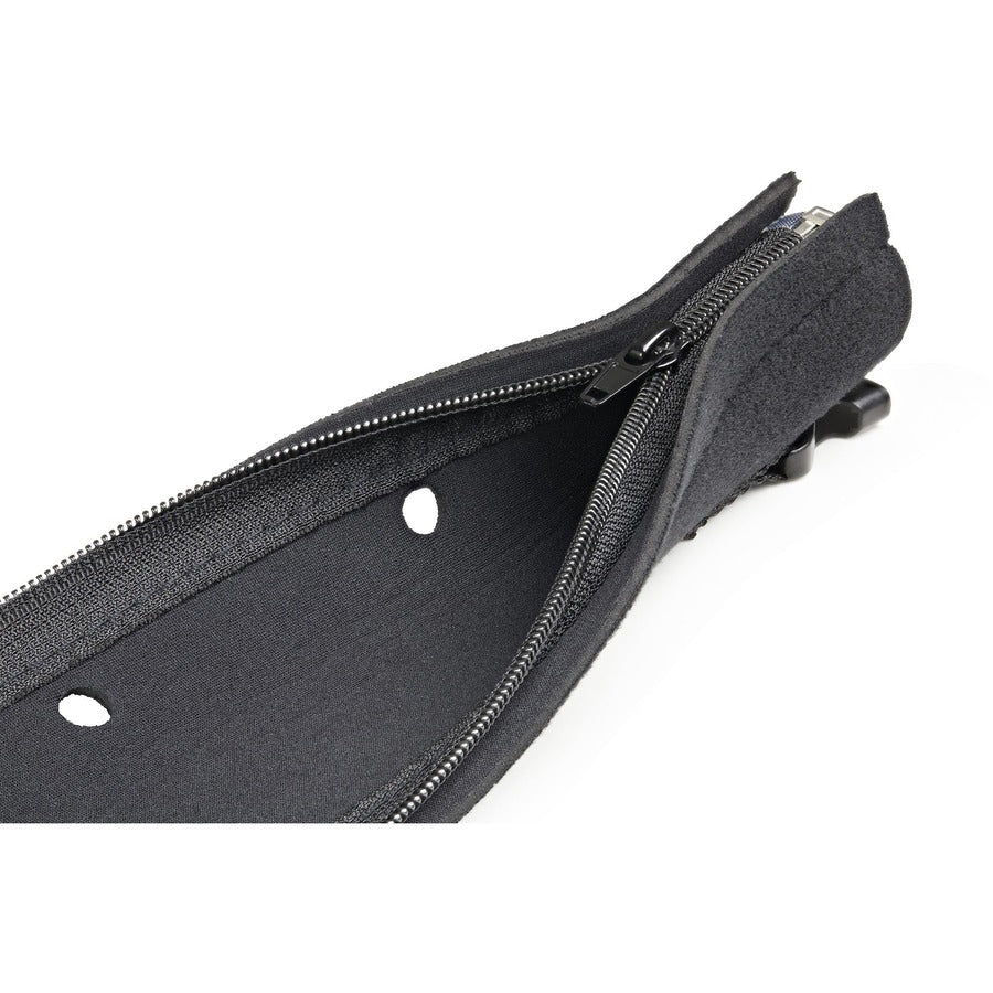 Alternate-Image1 Image for StarTech 40" Neoprene Cable Management Sleeve with Zipper/Buckle, Computer/PC Cord Cover, Flexible Cable Sleece/Organizer Wrap, Black