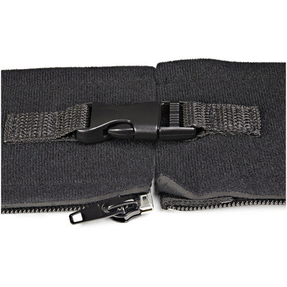 Alternate-Image2 Image for StarTech 40" Neoprene Cable Management Sleeve with Zipper/Buckle, Computer/PC Cord Cover, Flexible Cable Sleece/Organizer Wrap, Black