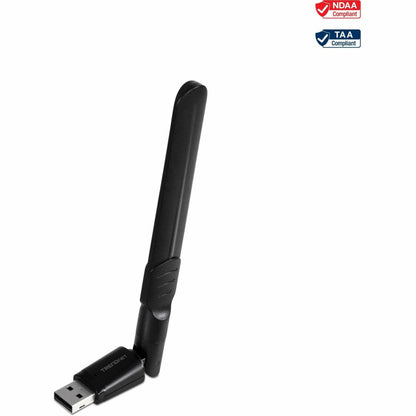 Main Image for TRENDnet AC1200 High Gain Dual Band Wave 2 MU-MIMO Wireless USB USB 3.1 Gen 1 Adapter, for Windows and Mac, Black, TEW-805UBH