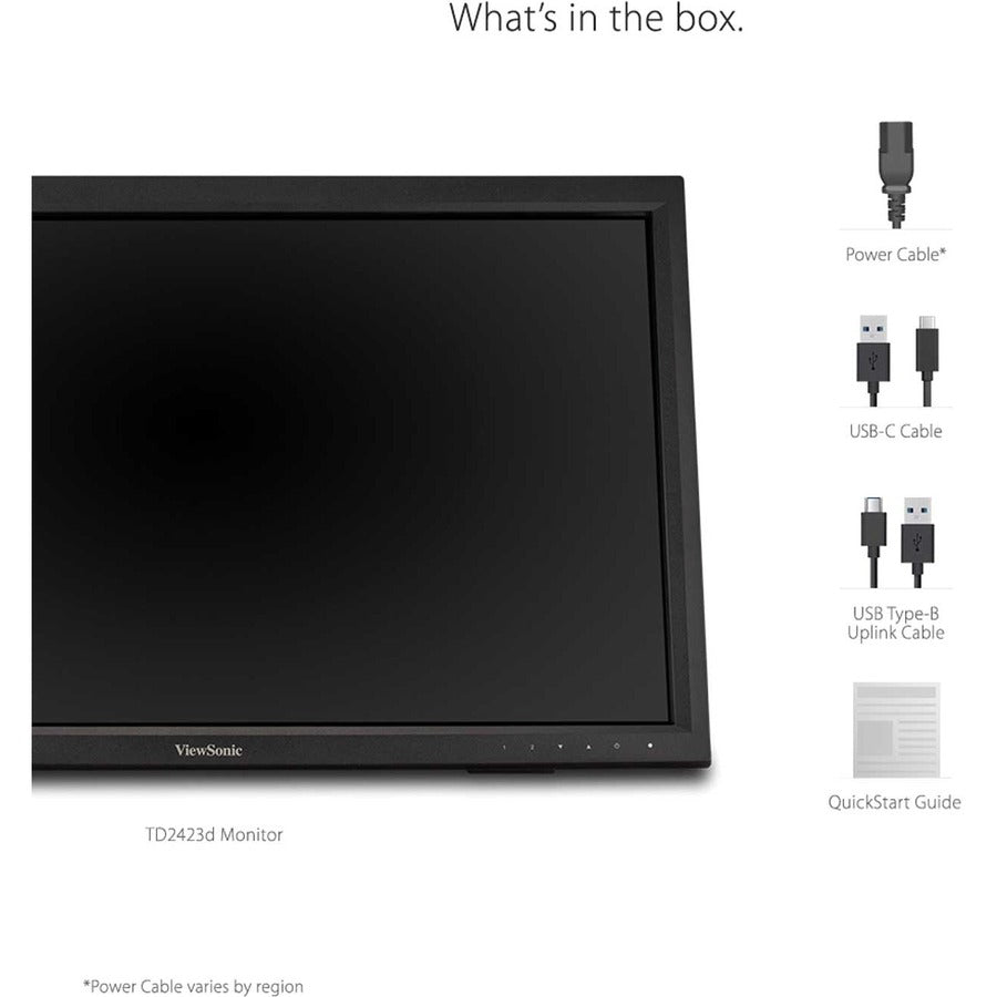 Alternate-Image9 Image for ViewSonic TD2423d 24" 1080p 10-Point Multi IR Touch Monitor with HDMI, VGA, and DP