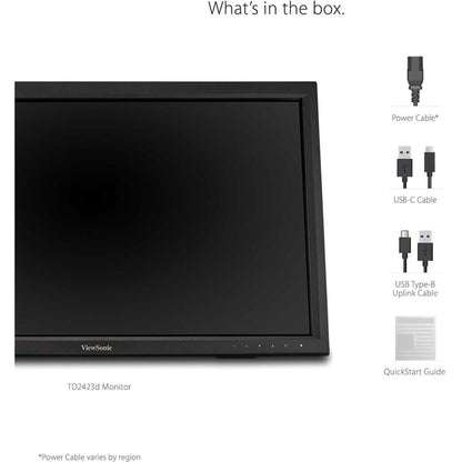 Alternate-Image9 Image for ViewSonic TD2423d 24" 1080p 10-Point Multi IR Touch Monitor with HDMI, VGA, and DP