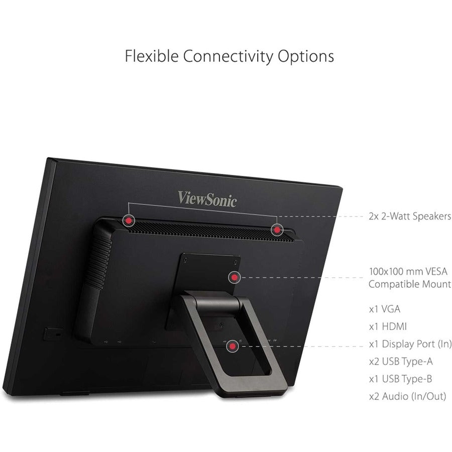 Alternate-Image8 Image for ViewSonic TD2423d 24" 1080p 10-Point Multi IR Touch Monitor with HDMI, VGA, and DP