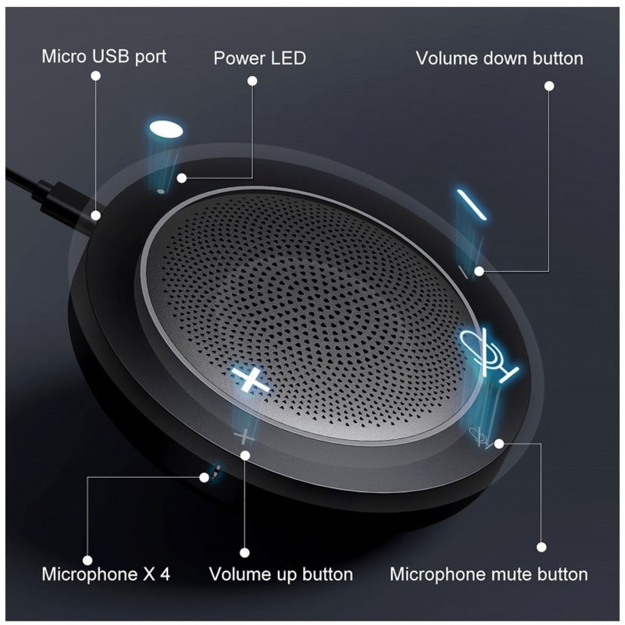 Alternate-Image1 Image for Urban Factory MOVEE Portable Speaker System - Black