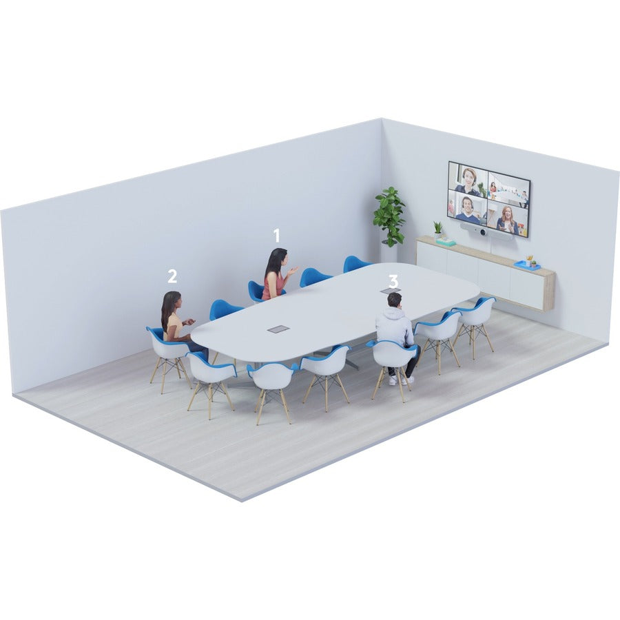 Alternate-Image5 Image for Logitech Rally Bar Mini All-In-One Video Bar for Small to Medium Rooms, White