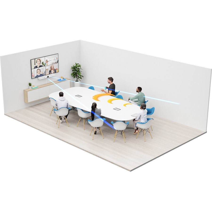 Alternate-Image8 Image for Logitech Rally Bar Mini All-In-One Video Bar for Small to Medium Rooms, White